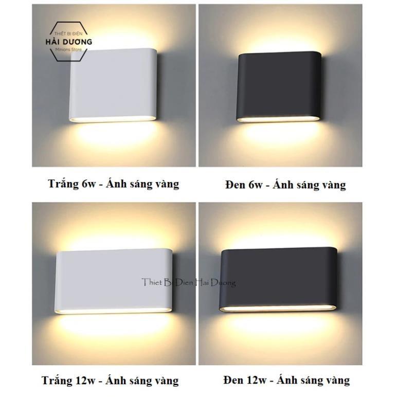 Đèn hắt tường 2 đầu kiểu dáng hiện đại thân nhôm siêu sáng