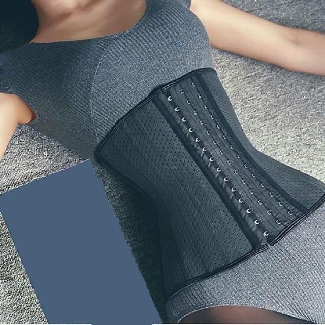 Gen Nịt Bụng Latex Thông Hơi Nhập Khẩu Hy Lạp - Cao su hạt mật độ thấp 25 xương siêu đàn hồi - Tặng Thước Dây