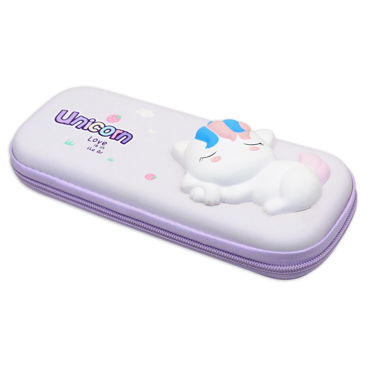 Bóp Viết Vải Unicorn Tím - 7296