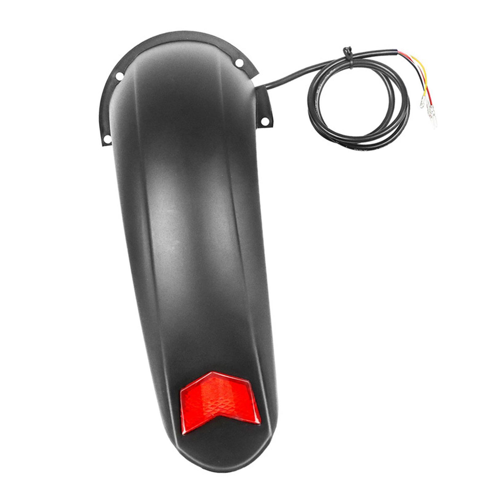 Tire Mudguard with Taillights Equipment Supplies Guard Mudflap Electric Bike Rear for Night Riding Outdoor Cycling