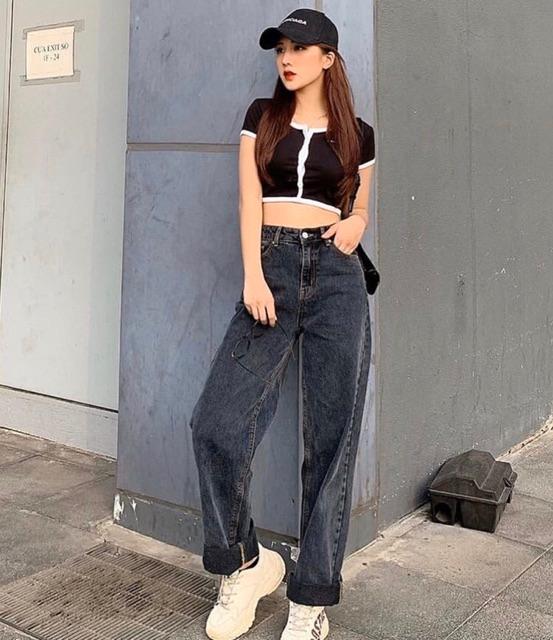 Quần Ống Suông Smoth Jean