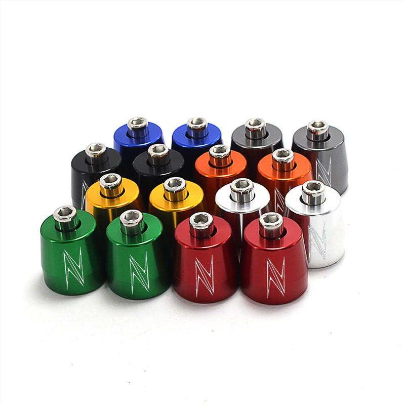 Bộ 2 đuôi gắn thanh tay lái xe máy chống rung CNC cho KAWASAKI Z250 Z300 Z650 Z750 Z800 Z900 Z1000