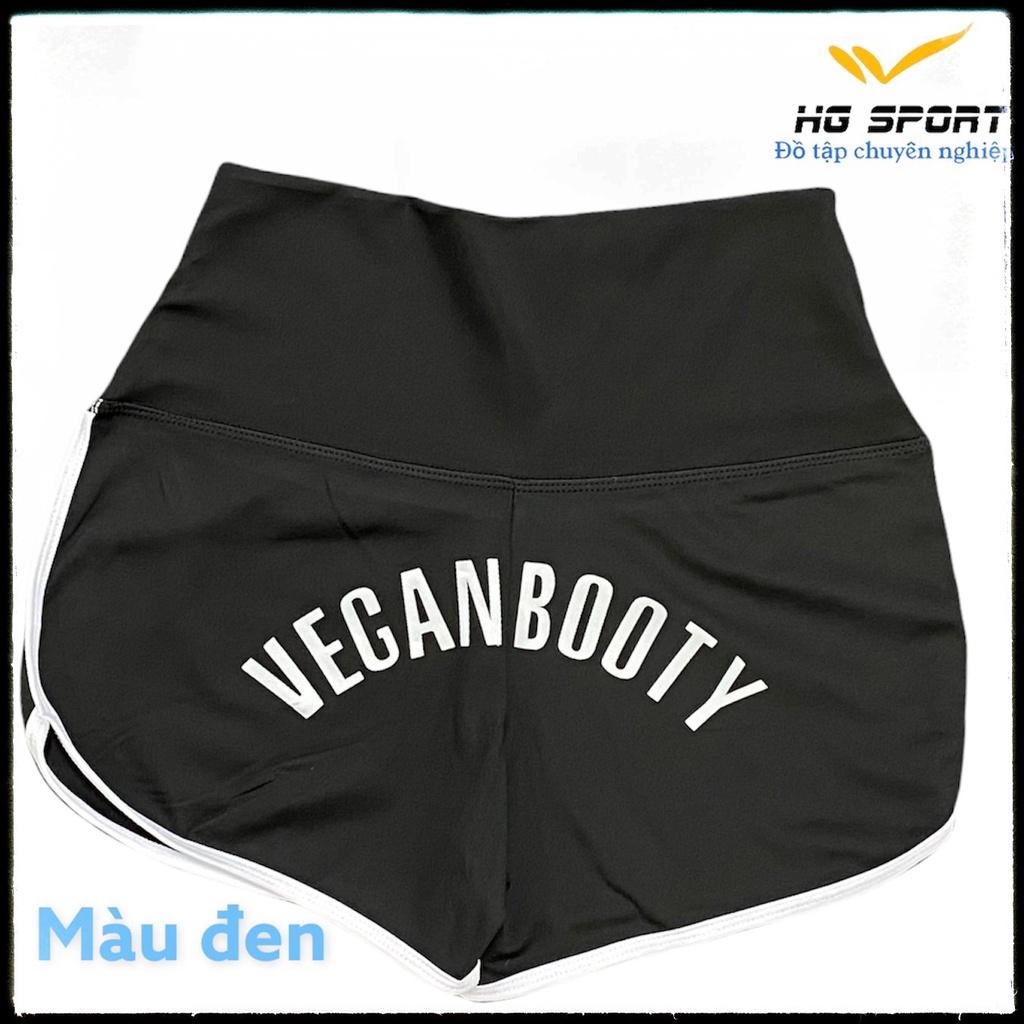 Đồ Tập Gym, Aerobic, Thể Thao nữ, Quần Đùi Lưng Cao Hg Sport QD001