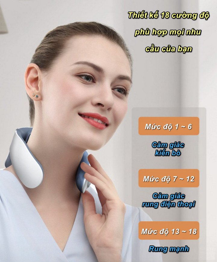Máy Massage Cổ Vai Gáy ADALWEN SCHÖNHEITSSALON Châm Cứu, Làm Nóng, Có Remote Điều Khiển Từ Xa - Home and Garden