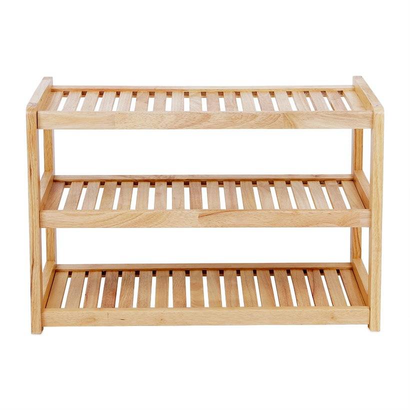 Kệ Để Giày Nhiều Tầng Bằng Gỗ Cao Su