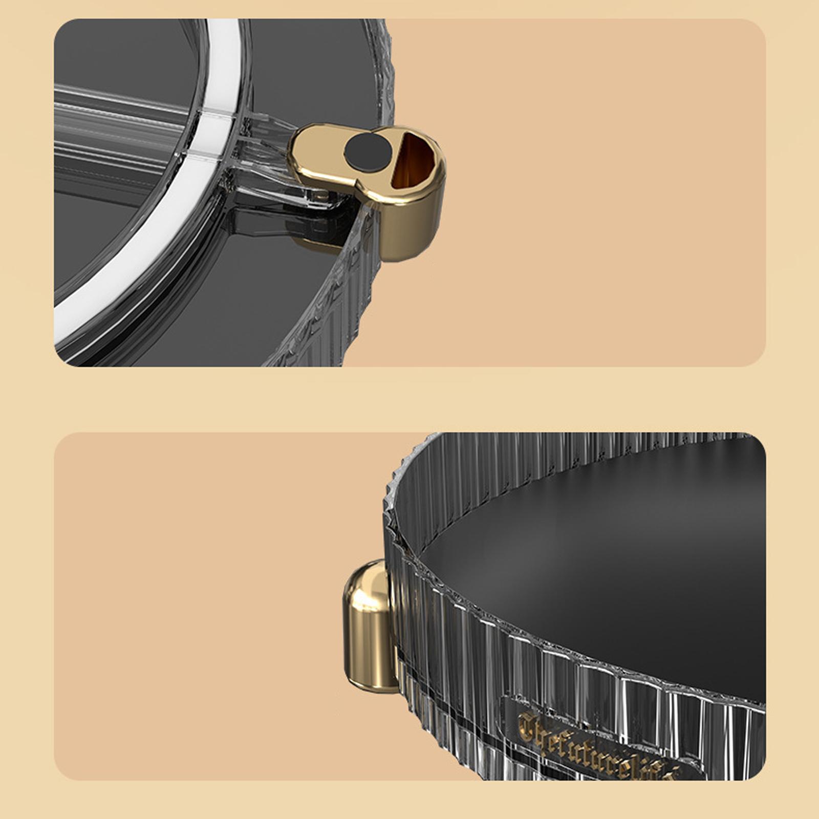 Rotating Makeup Organizer Spice Rack Cosmetic Organiser for Table