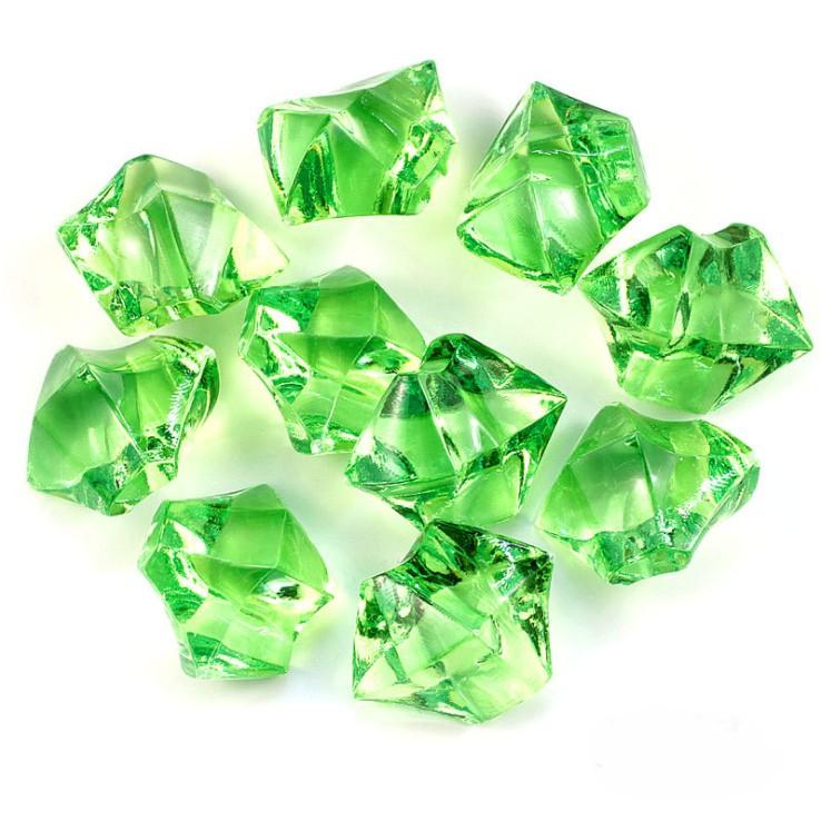 *HN* Combo 05 viên charm hạt tinh thể pha lê size lớn nhiều màu trang trí vỏ ốp điện thoại, DIY