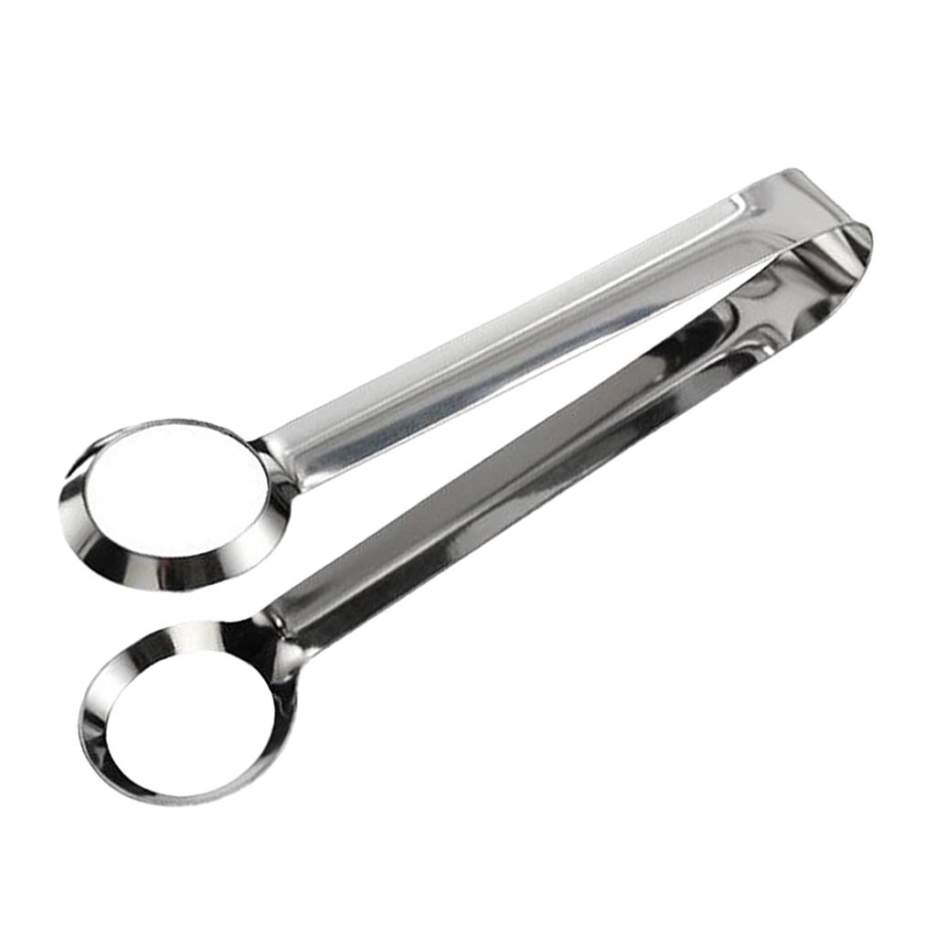 Stainless Steel Tweezers Kitchen Egg Tongs Clip Culinary Frying Food Tongs