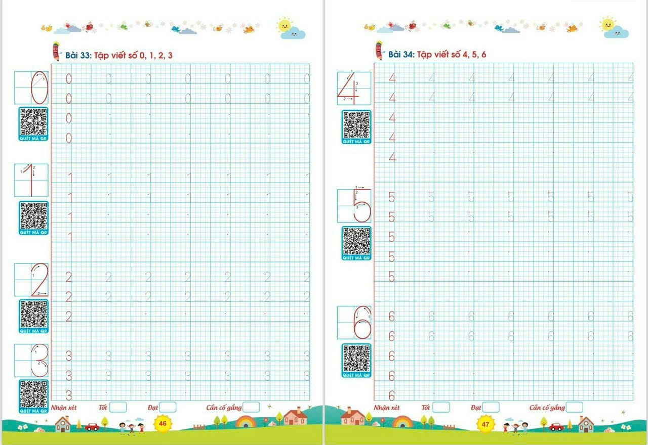 Sách - Bé Tập Viết Chữ Và Số Theo Nhóm Chữ, Nét Cơ Bản Tự Tin Vào Lớp 1 Dành Cho Trẻ 5 - 6 Tuổi