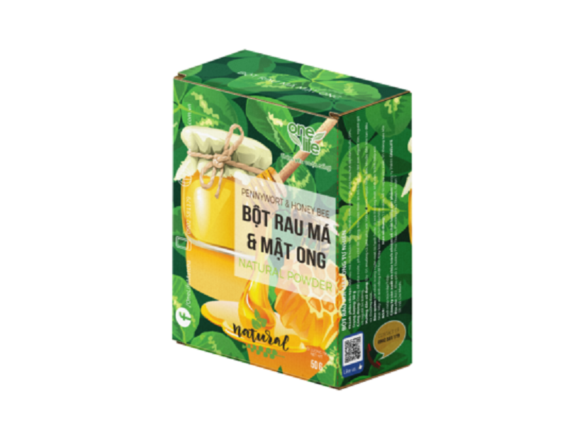 Bột Mật Ong Rau Má Tự Nhiên OneLife (Hộp 50gr)