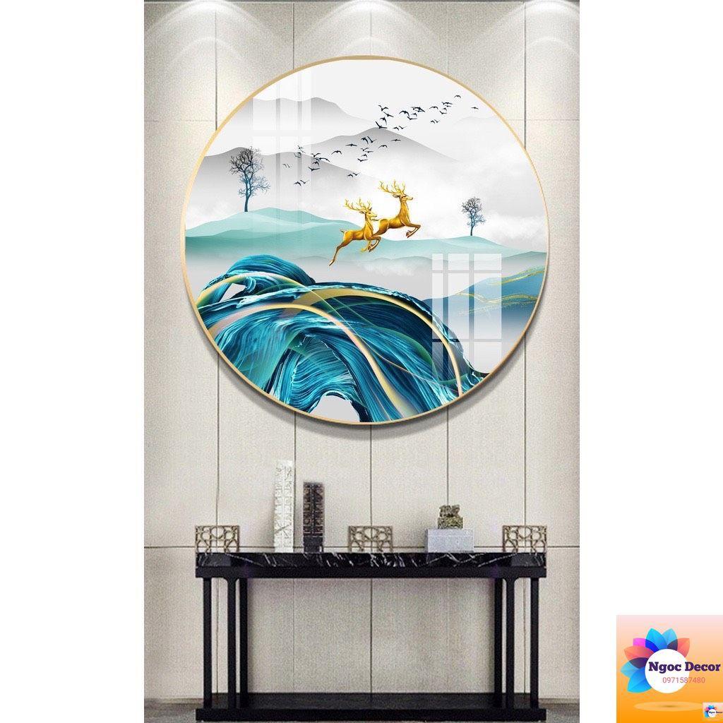 Tranh treo tường - 10 mẫu tranh tròn