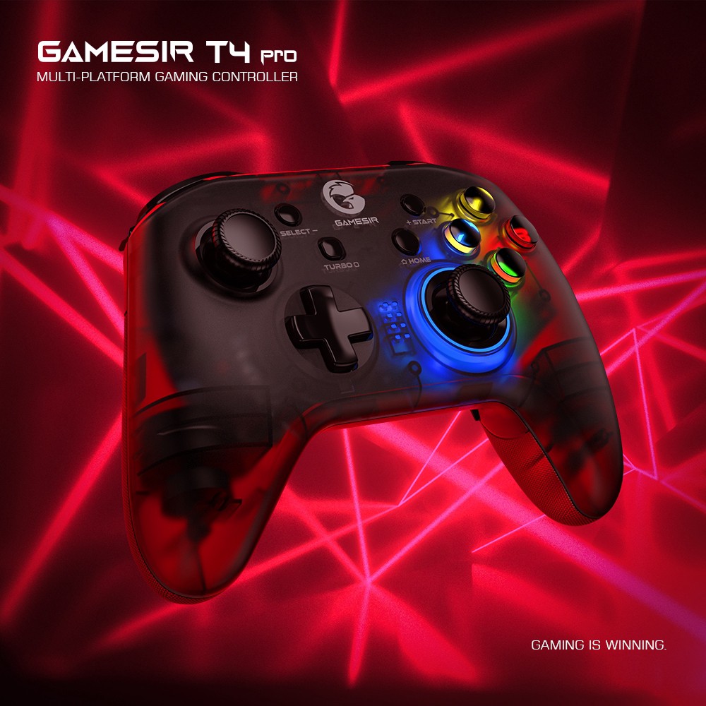 Gamesir T4 Pro | Tay cầm chơi game chuẩn MFI, 6 Axies Gyro hỗ trợ iOS, Android, PC, Switch - Hàng Nhập Khẩu