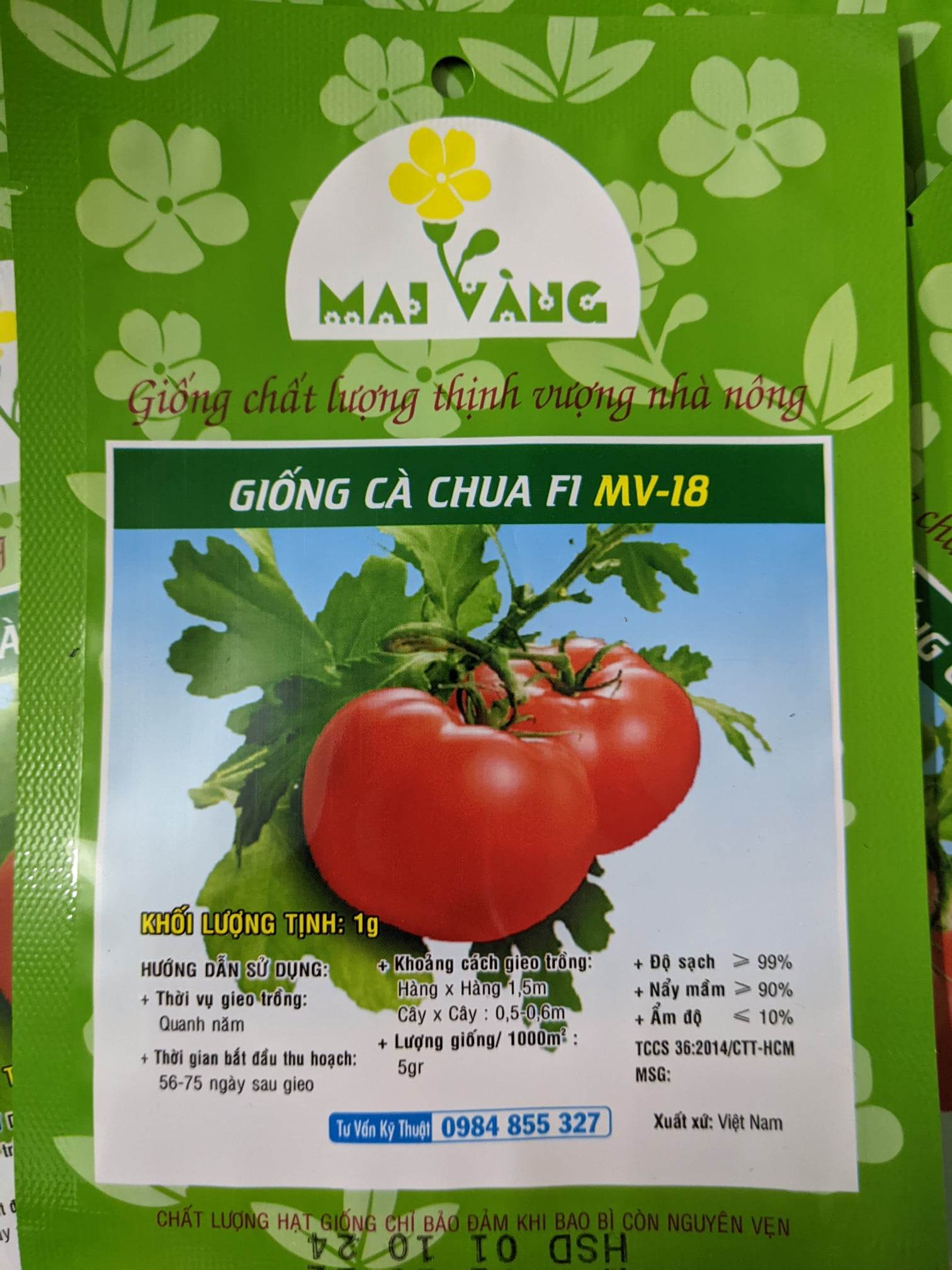 Hạt giống Cà Chua F1 1gr