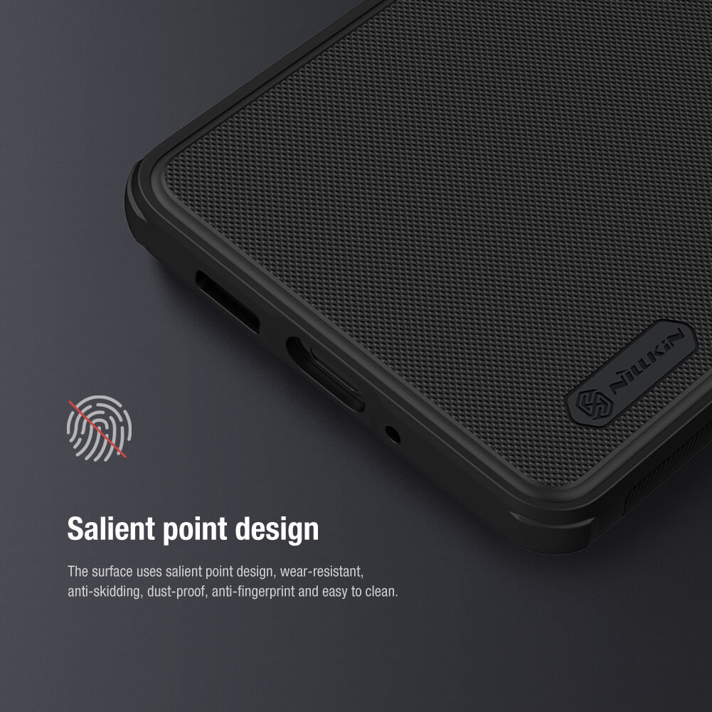 Ốp lưng sần chống sốc cho iPhone 14 Pro / 14 Pro Max mặt lưng nhám hiệu Nillkin Super Frosted Shield Pro cho khả năng chống sốc cực tốt, chất liệu cao cấp, mặt lưng nhám sang trọng - Hàng nhập khẩu