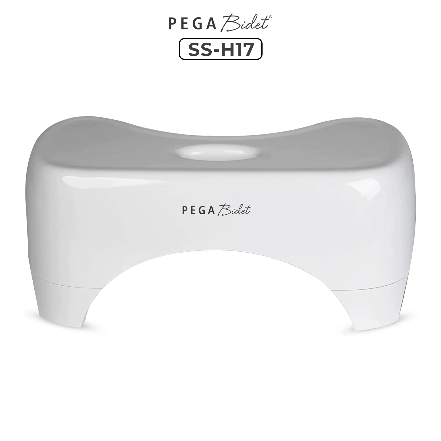 Ghế kê chân toilet PEGA Bidet SS-H17, hỗ trợ đi vệ sinh dễ dàng và thoải mái chống táo bón, làm từ nhựa y tế, ưa chuộng tại Mỹ