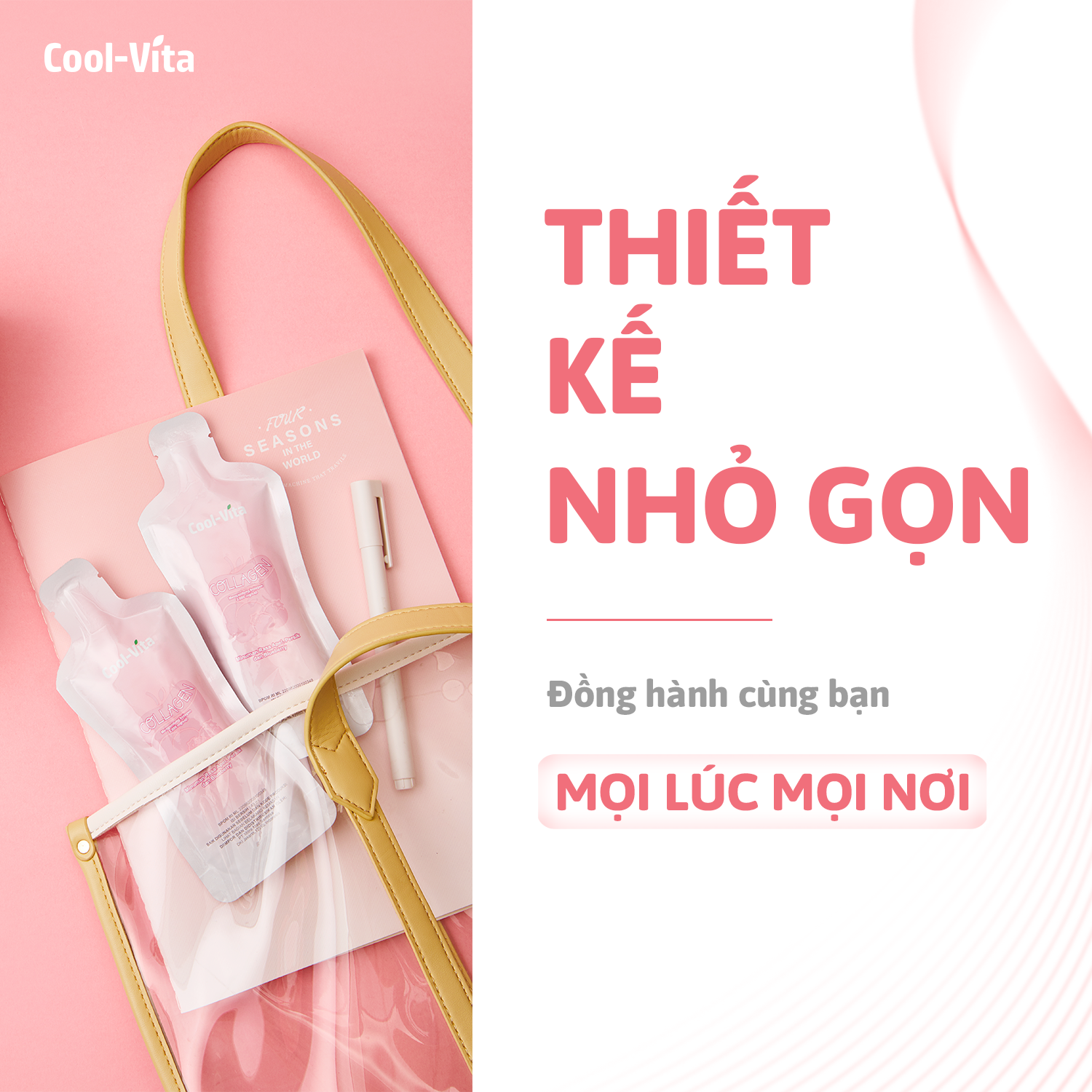 Combo 3 Hộp Nước Uống Collagen Peptide 3000mg Giúp Trẻ Hóa Da, Cải Thiện Sức Khỏe Cho Tóc Móng Coolvita Hộp 7 Túi