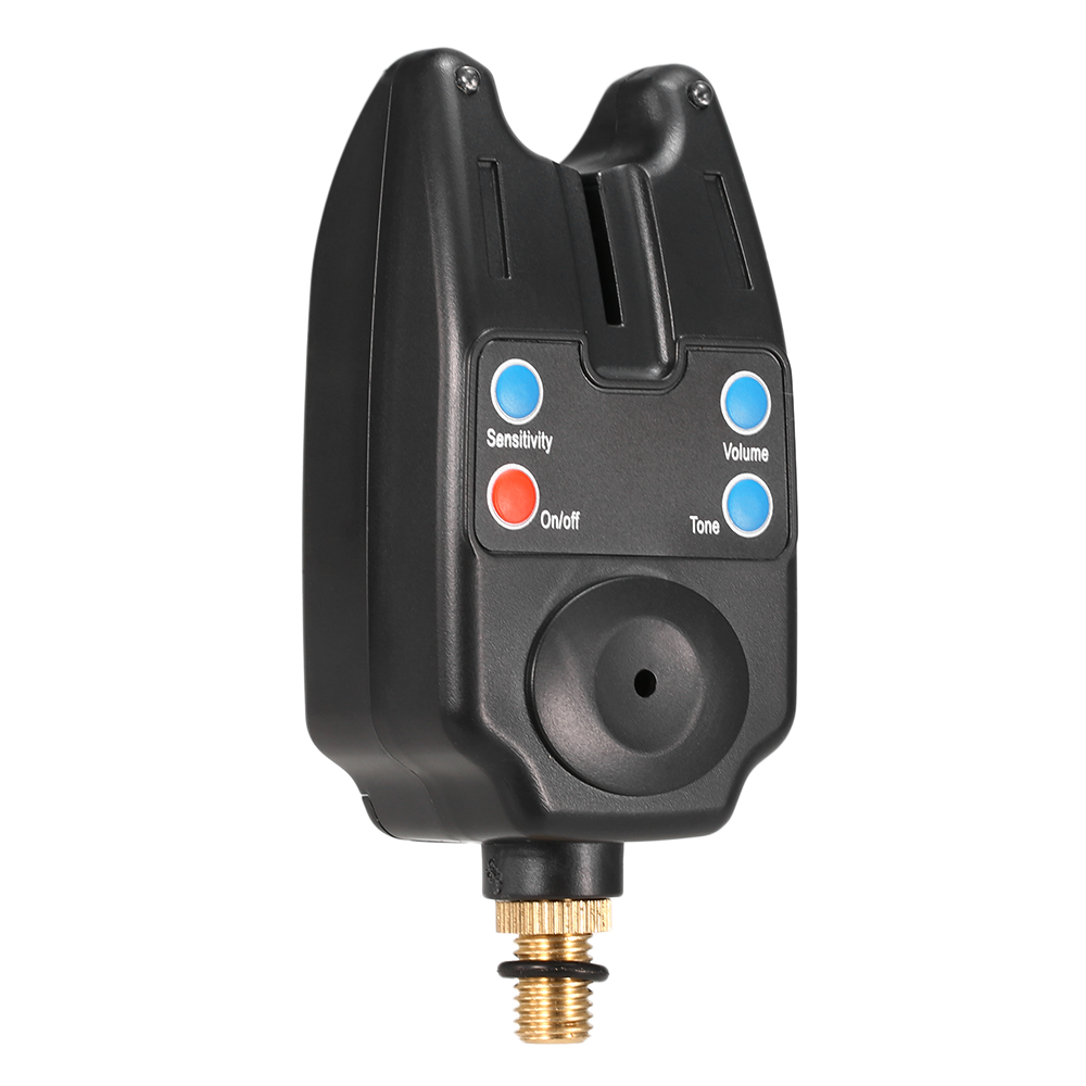 Bộ báo động mồi câu gồm 4 * báo động cắn + 4 * đầu tựa cần câu + 4 * xích đu + 4 * gậy buzz + 1 * túi đựng