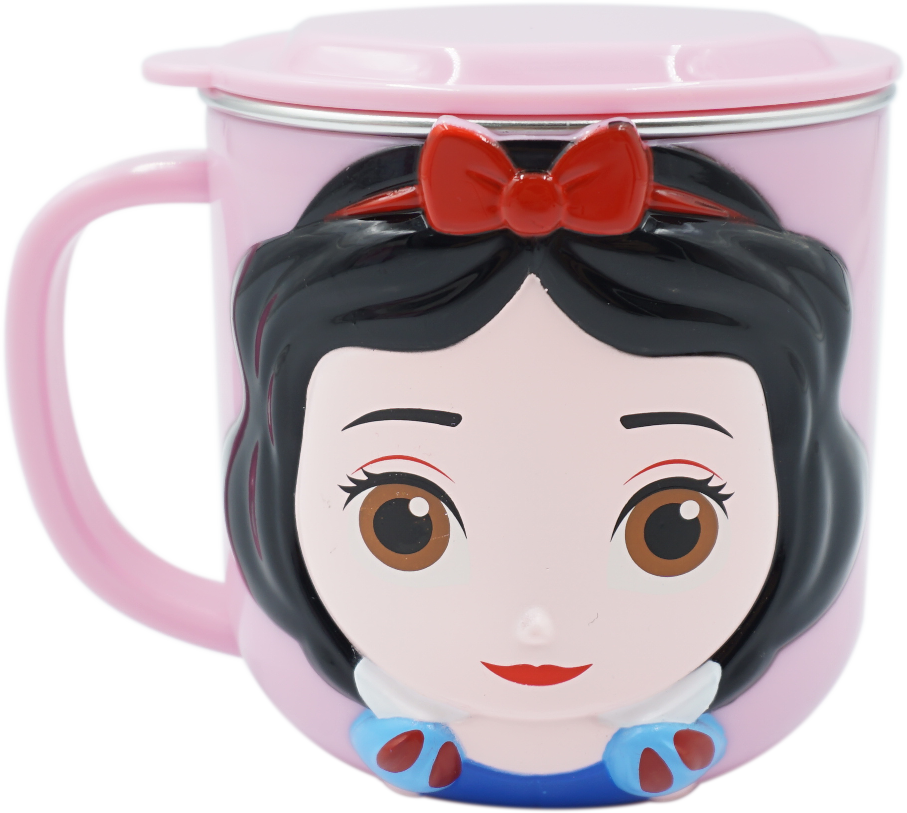 Ly giữ nhiệt Disney có nắp hình Bạch Tuyết nổi 3D cho bé 260ml - LYSNOWWHT