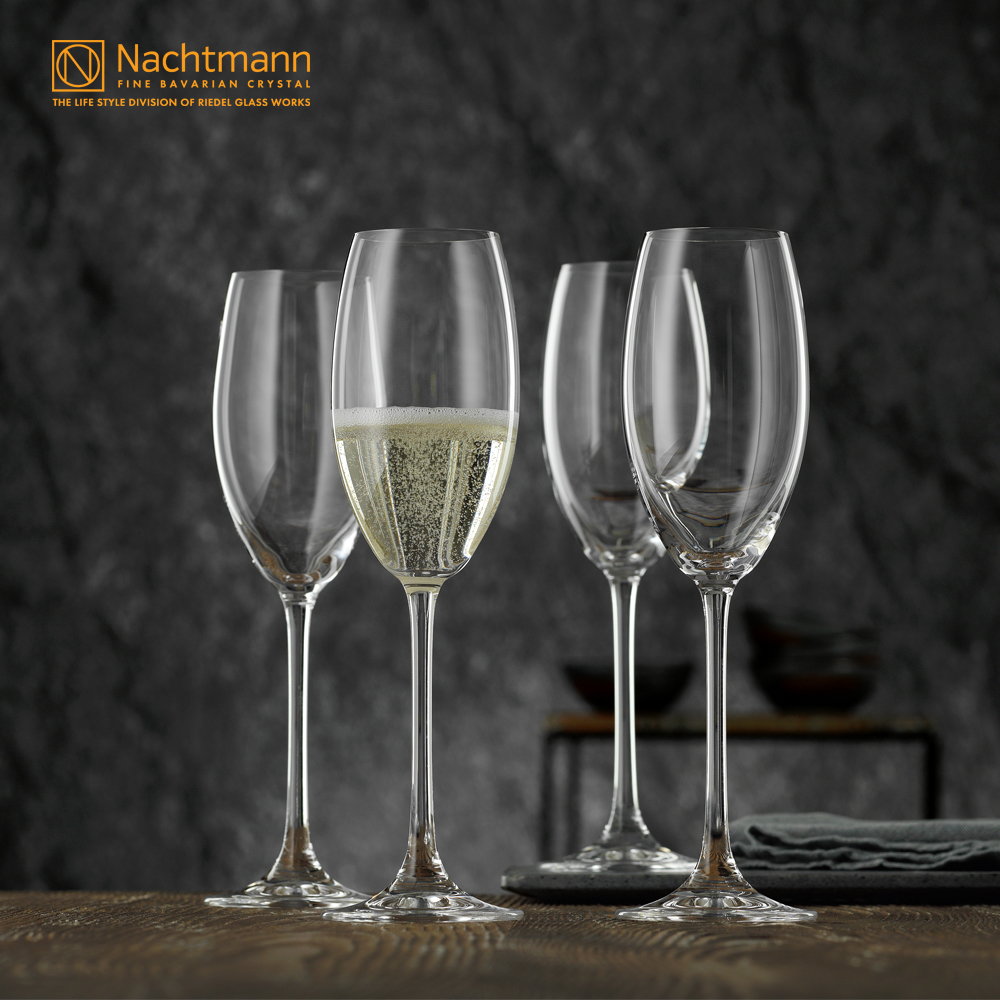 Bộ 4 ly champagne Nachtmann Vivendi - Hàng chính hãng Đức