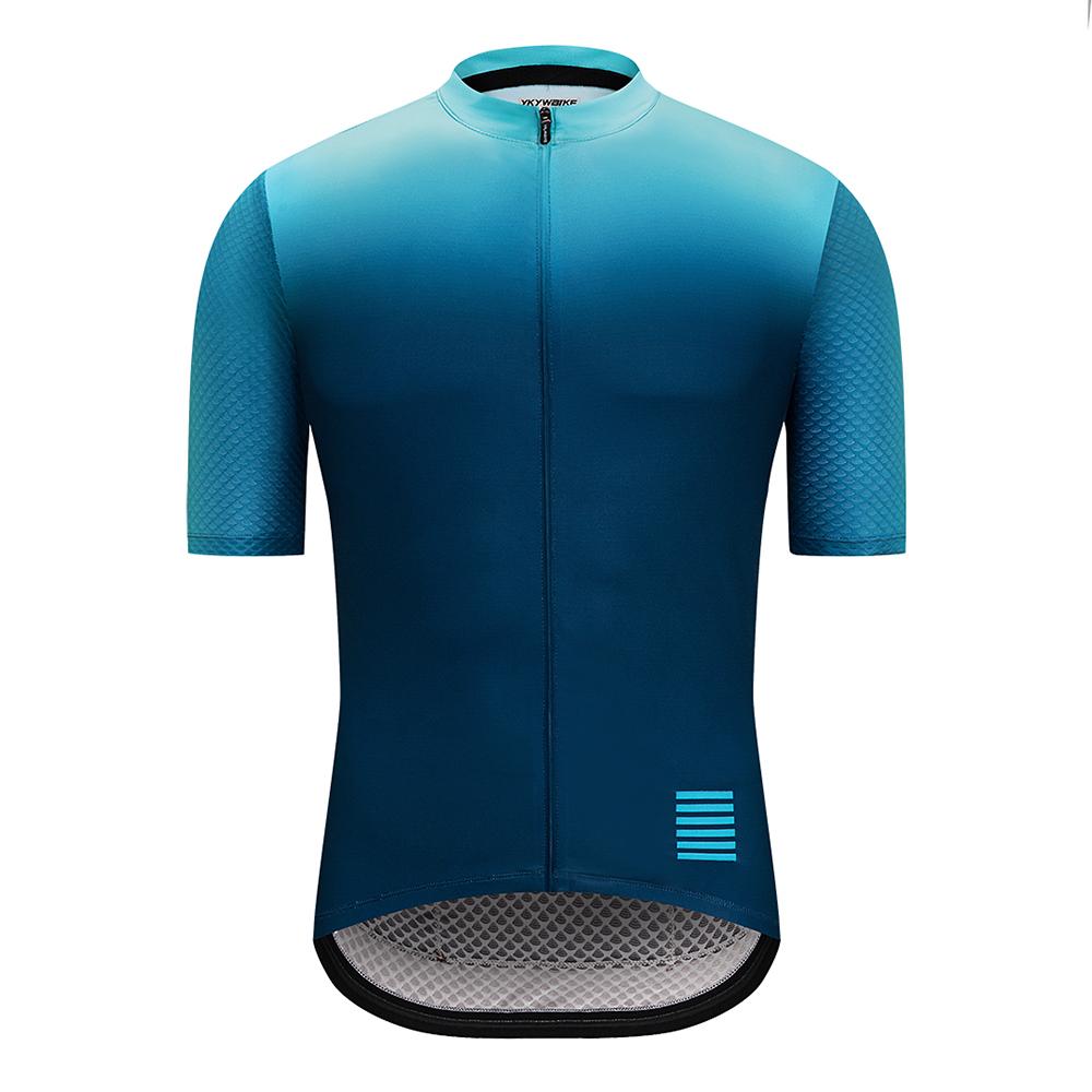 Ykywbike đàn ông đi xe đạp áo MALB MAILLOT Áo sơ mi xuống dốc Jersey Chất lượng cao chuyên nghiệp Tricota Tricota Mountain Xe đạp quần áo Color: YJZ616 Ltbu Size: Asia XS