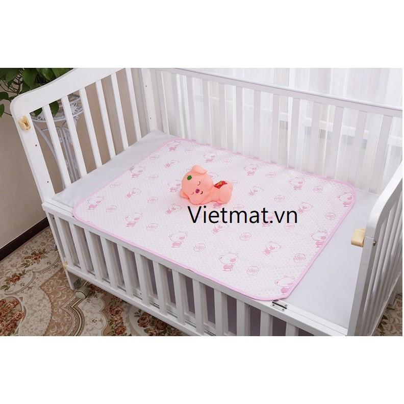 Tấm lót chống thấm cho bé VIETMAT các size 50x70, 60x90, 70x100, 70x110, 70x120, 70x130 và 80x120cm