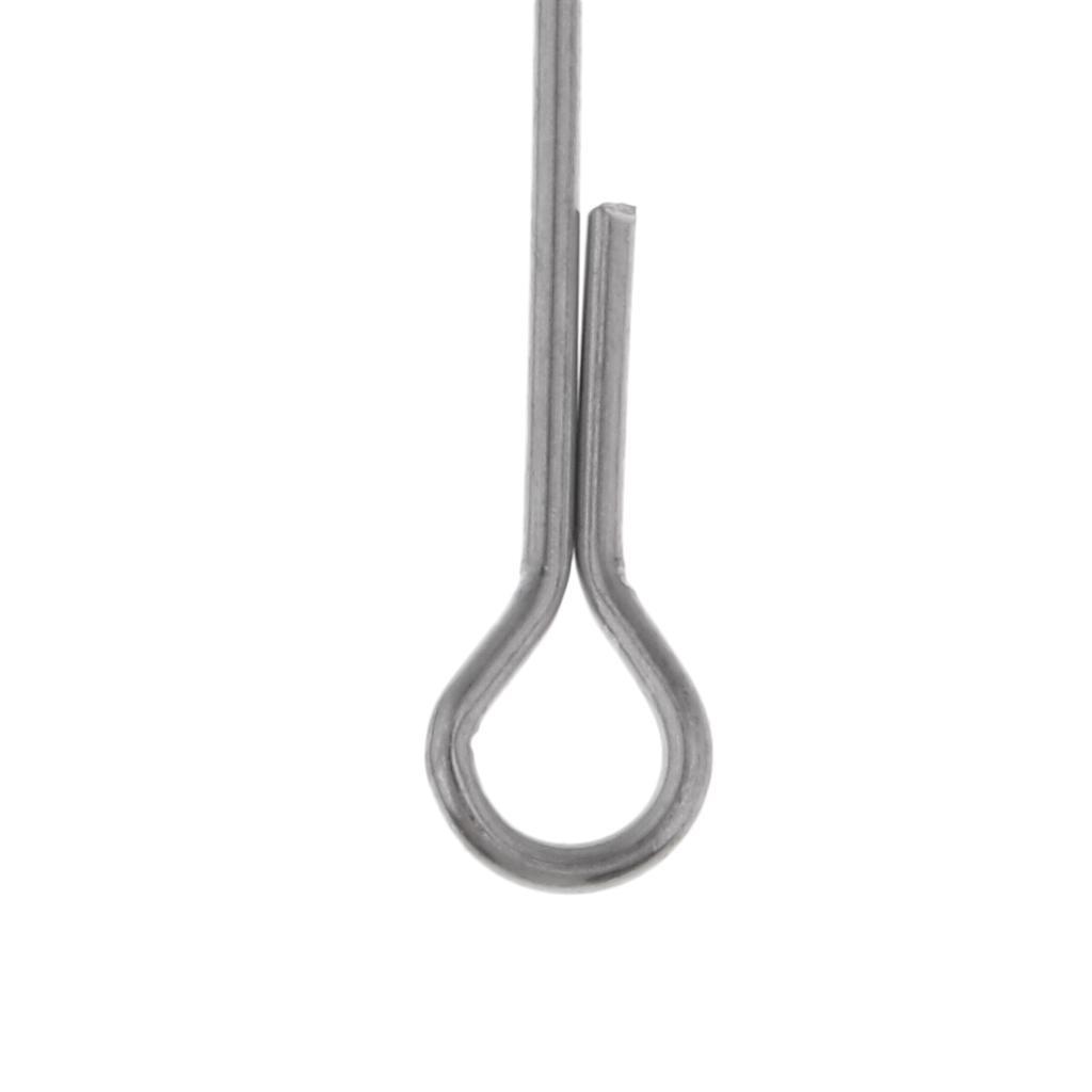 10pcs/set Skull Articulated Shank Spine for Fly Tying