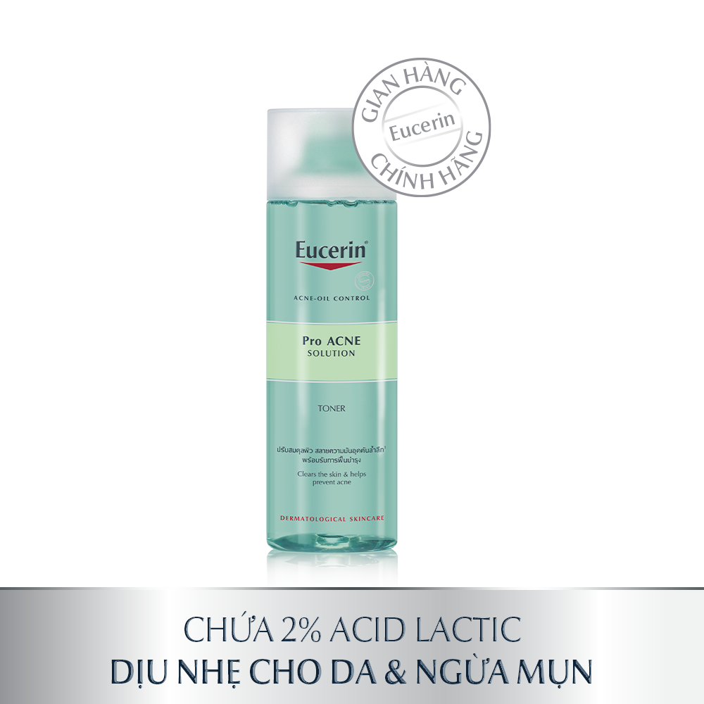 Nước cân bằng cho da nhờn mụn Eucerin Pro Acne Toner 200ml