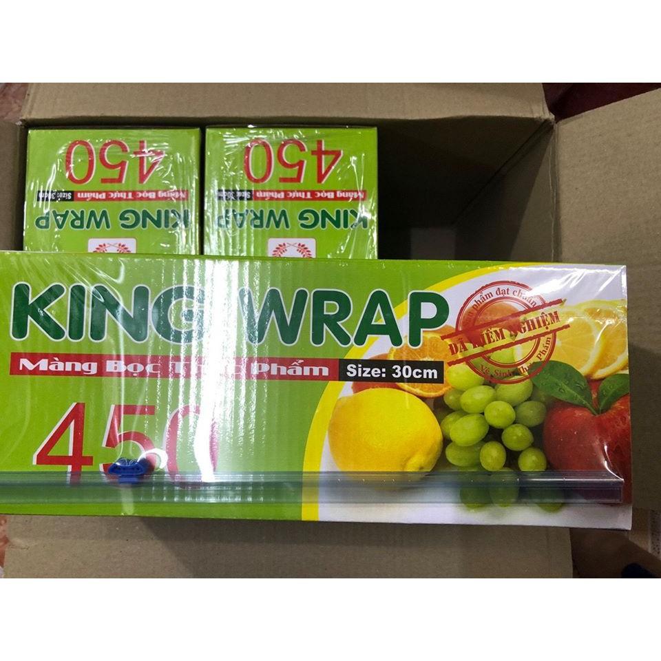 Màng bọc thực phẩm King Wrap 450 Cam Kết Chất Lượng Màng Bọc Thực Phẩm An ToànKing Wrap 450 ( K450 ) (lớn 30cm x 450m)