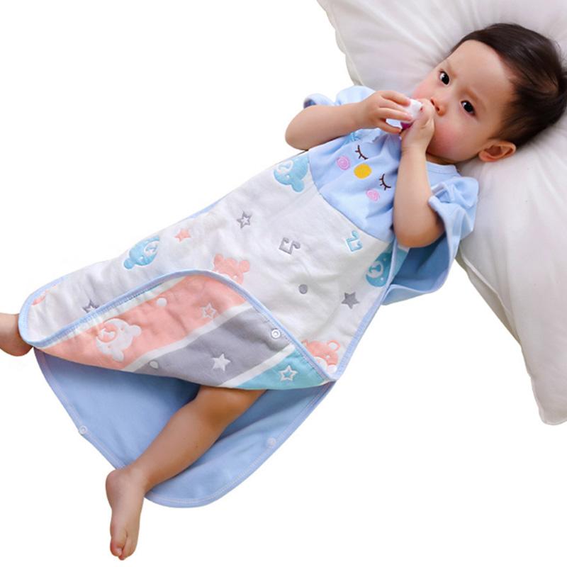 Chăn Bộ Bé Ngủ Pyjama Túi Ngủ Trẻ Đồ Ngủ Áo Choàng Cho Bé Sơ Sinh Trẻ Sơ Sinh Tập Đi Cho Bé Trai Bé Gái Cotton Dễ Thương 0- 6 Năm