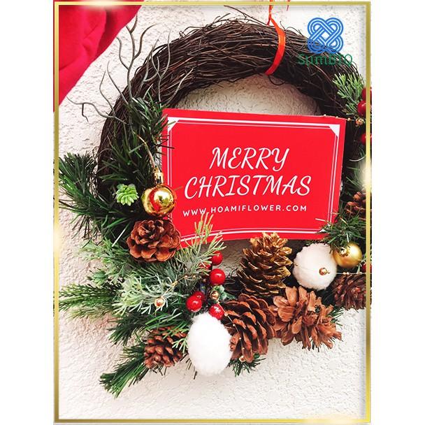Trang Trí Noel Vòng Hoa Trang Trí 025