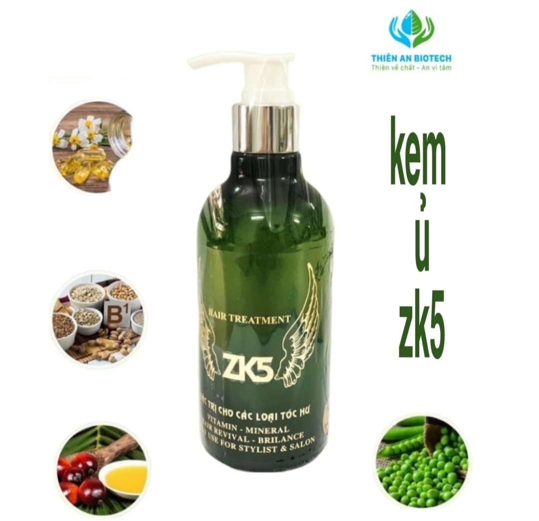 Kem Ủ  ZK5,  Đặc Trị Cho Các Loại Tóc Hư Tổn, không silicol