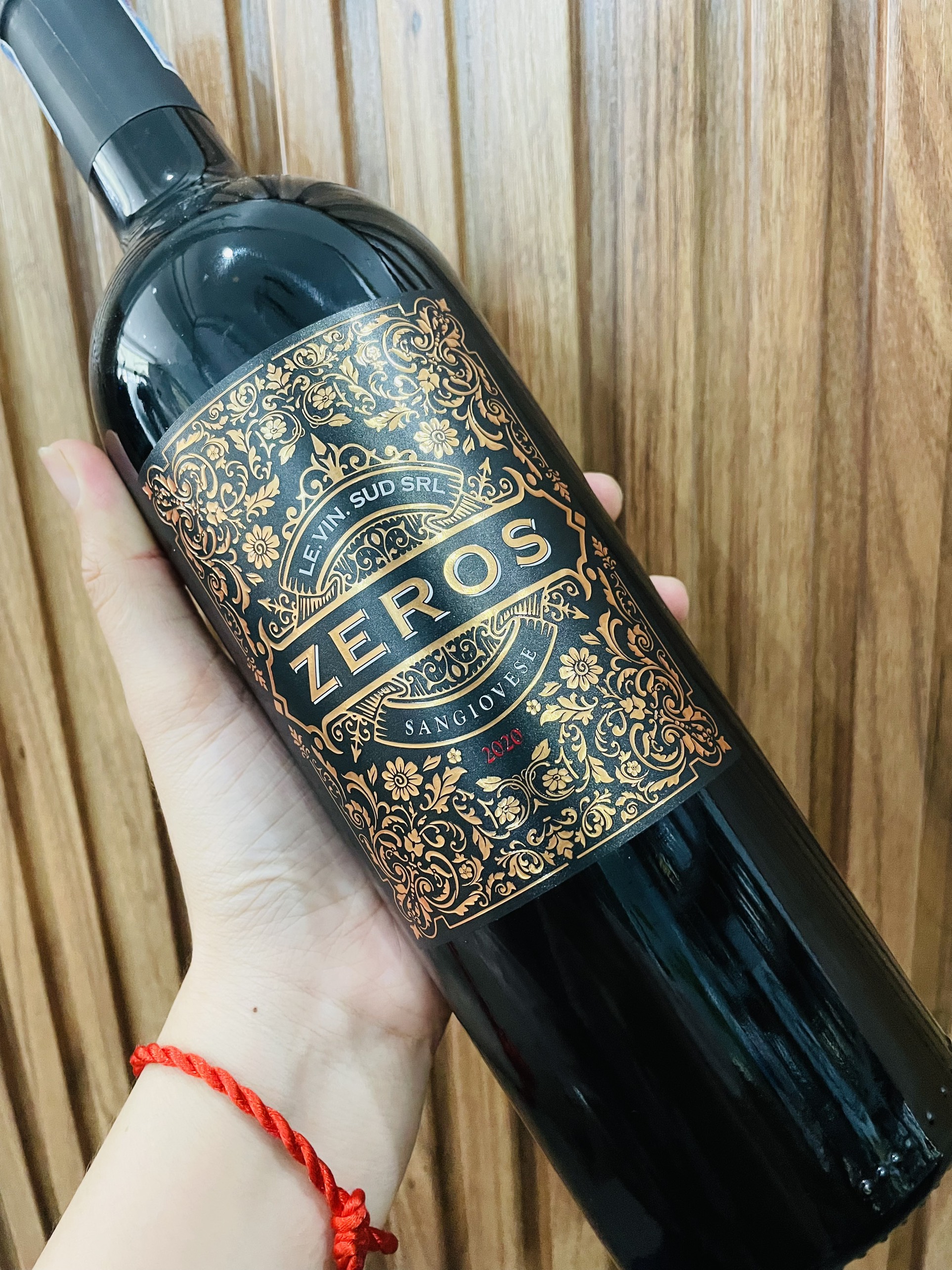Rượu Vang Ý ZEROS Sangiovese 14,5% - Quà tặng siêu hấp dẫn khi mua từ 6 chai