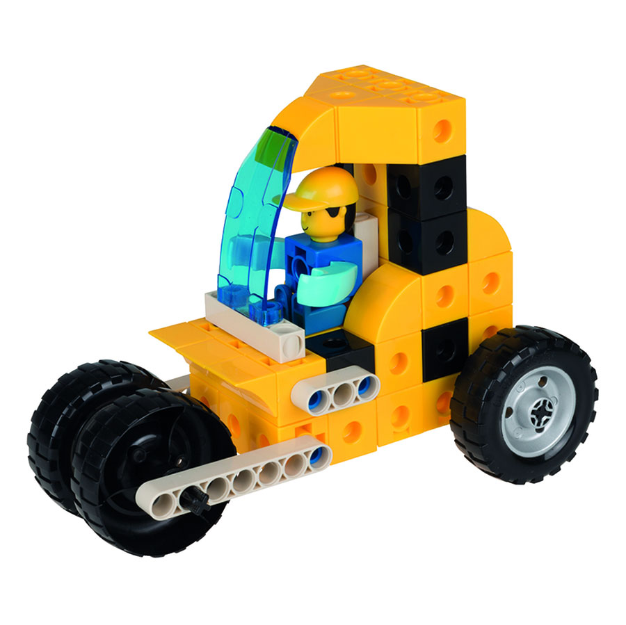 Đồ Chơi Lắp Ráp Gigo Toys – Mô Hình Bé Tập Làm Xây Dựng Heavy Vehicles 7425 (120 Mảnh Ghép)