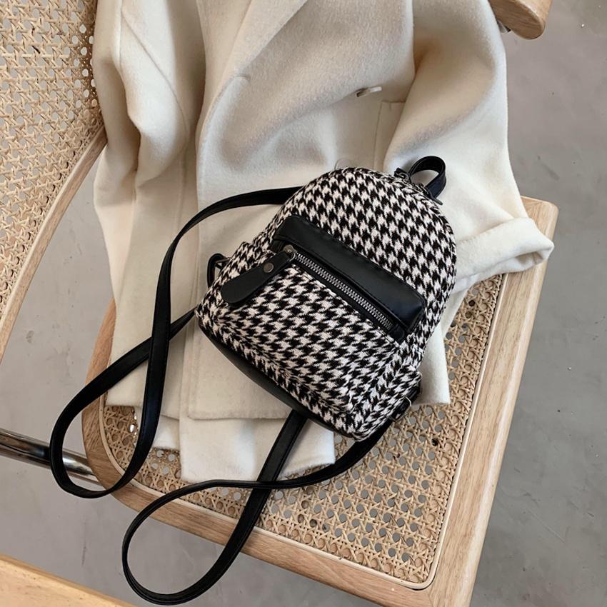 Balo thời trang nữ kẻ caro đi học đi chơi Giatot68 98