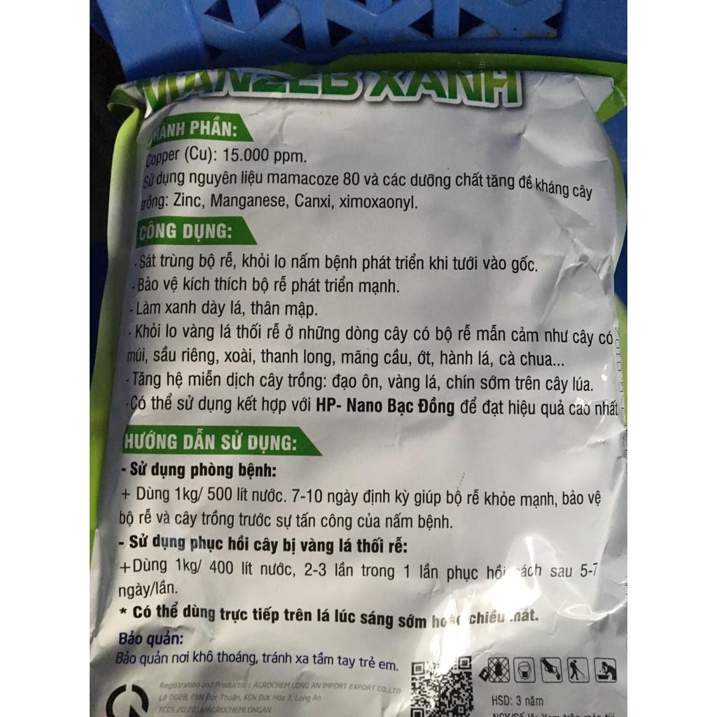 Xanh cây mát lá mạnh rễ Manzeb Xanh gói 1kg