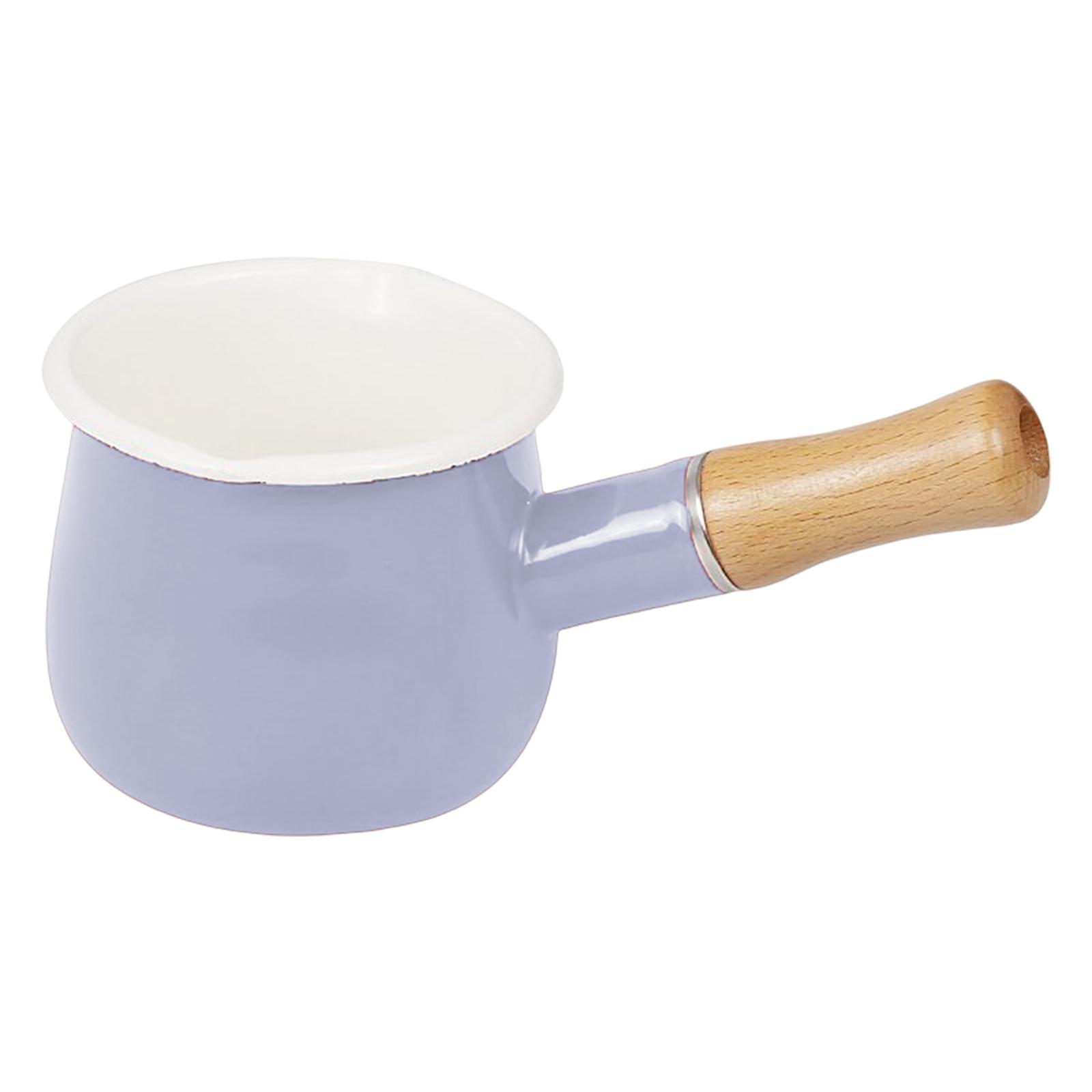 Multifunctional Sauce Pan Milk Pan Heat Resistant 550ml Small Sauce Pot for
