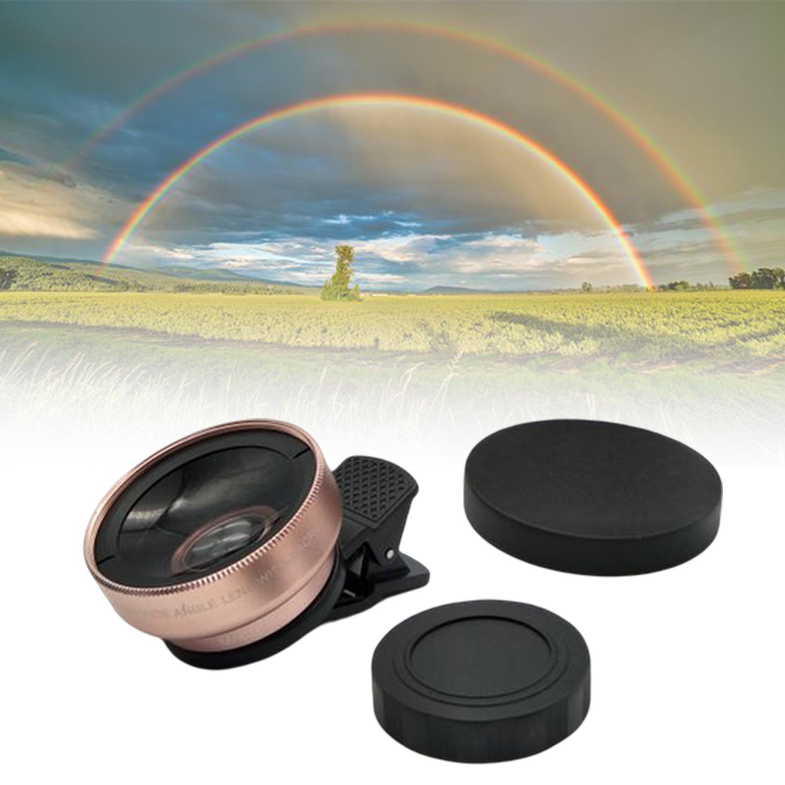 Phone Lens Kit Super Wide Angle Lens Professional Portable Lens Kit for Tablet Smartphones