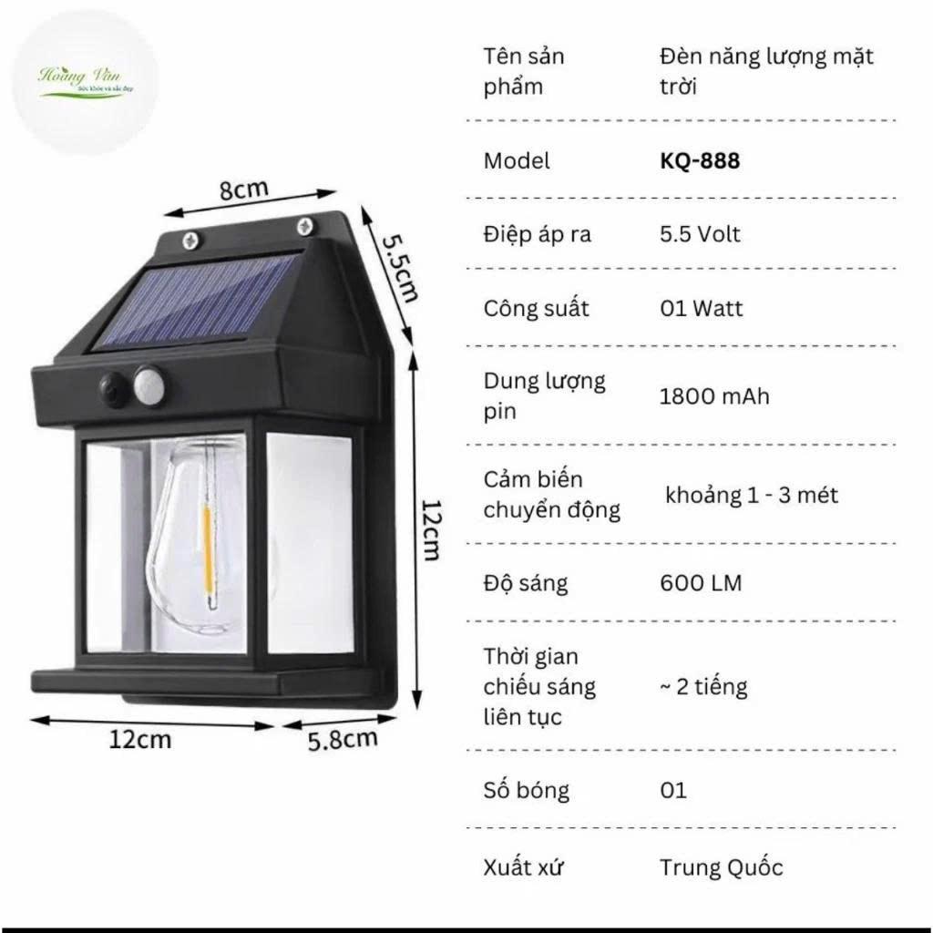 Đèn tường ngoài trời năng lượng mặt trời Cảm biến cơ thể Chuyển Động Pin Năng Lượng Mặt Trời