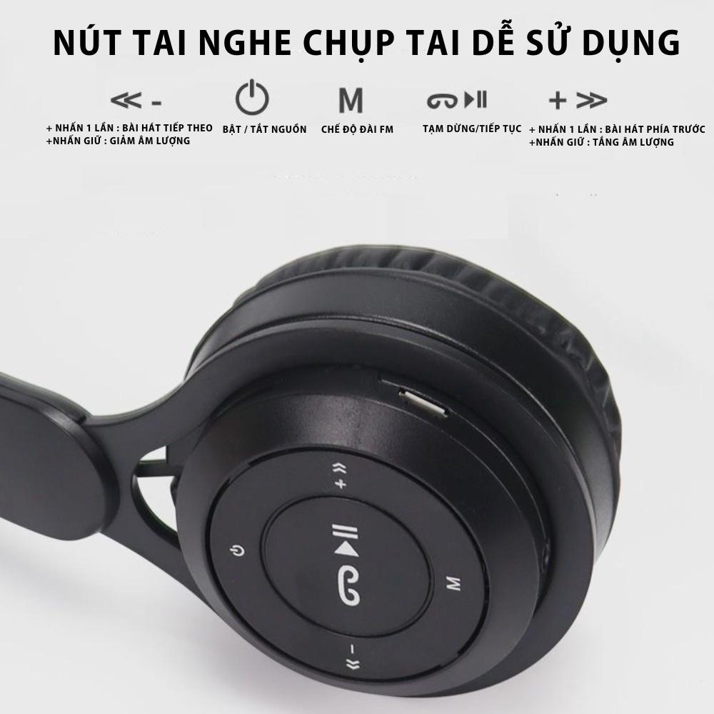 Tai Nghe Bluetooth Minpro Y08 tai nghe không dây chụp tai có micro Headphone