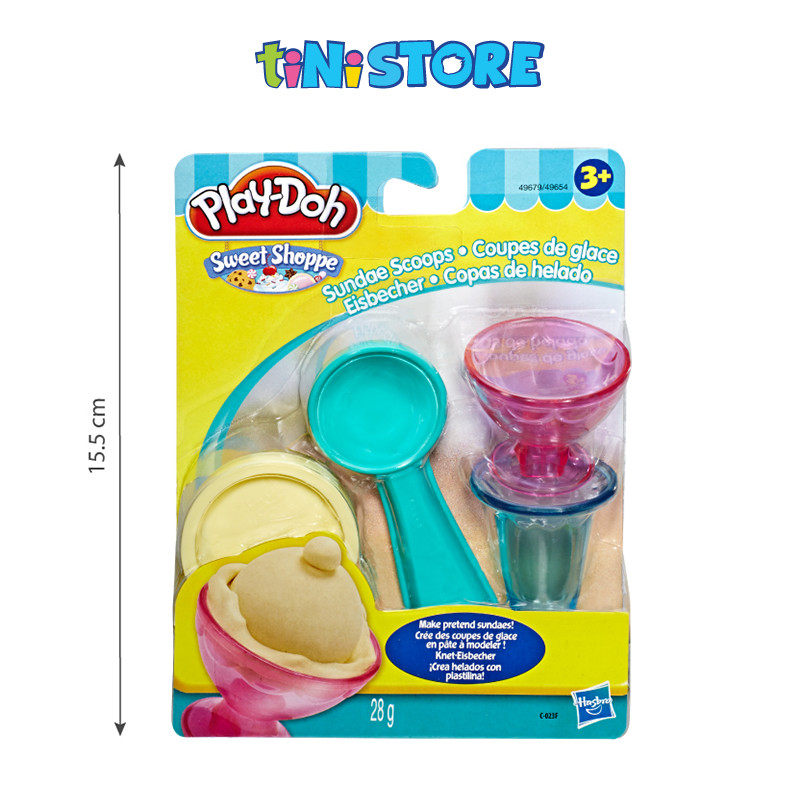 Bộ đồ chơi đất nặn dụng cụ làm kem chocolate Play Doh