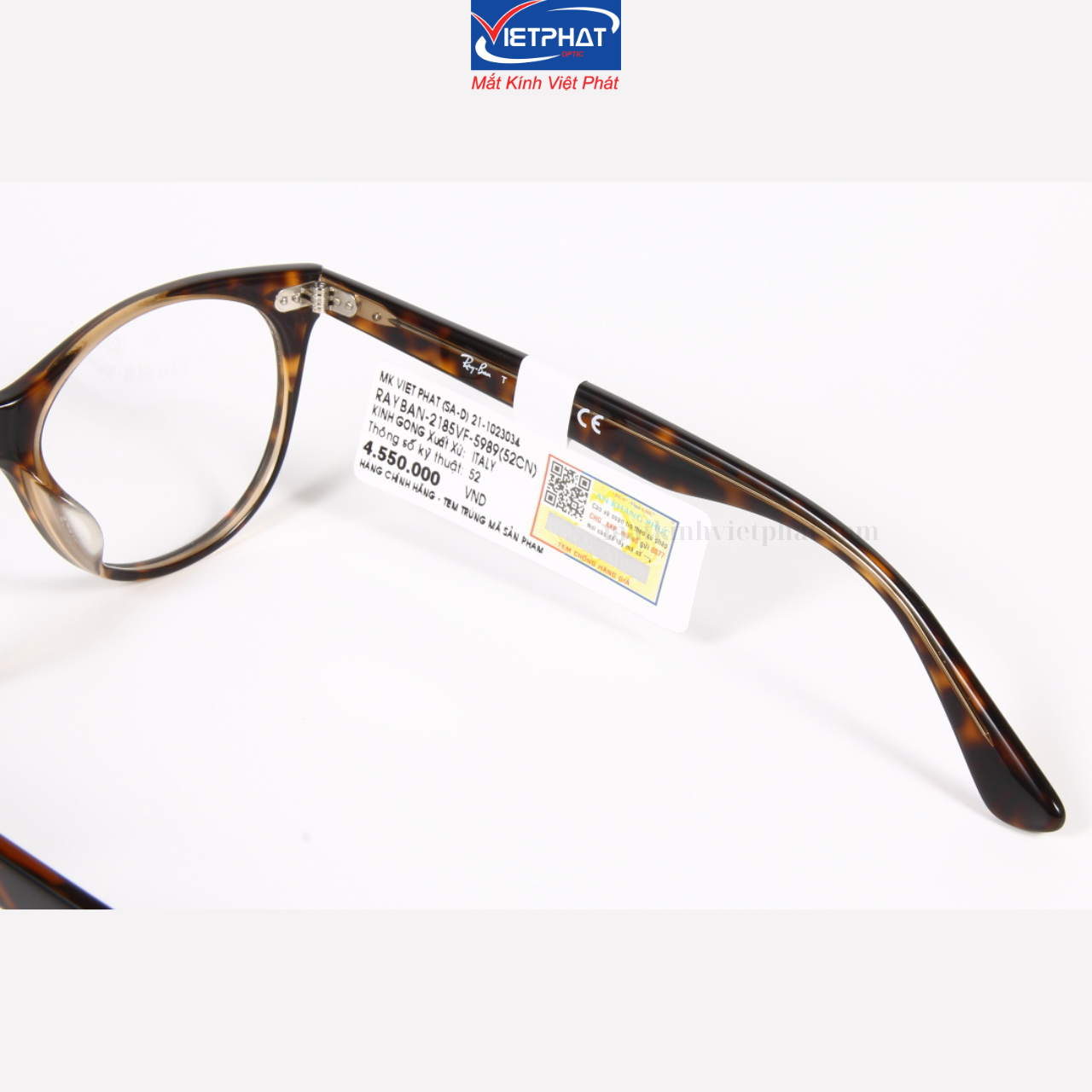 Gọng kính Vietphat Eyewear RB2185VF-5989