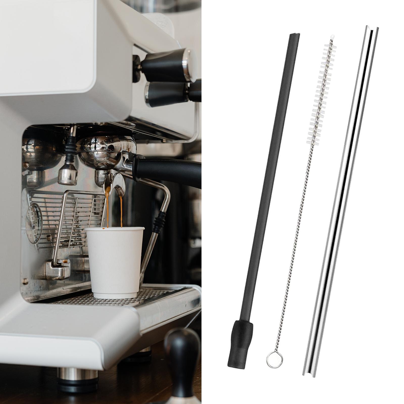 3 Pieces Replacement Milk Hose and Cleaning Brush Set for Coffee Machine