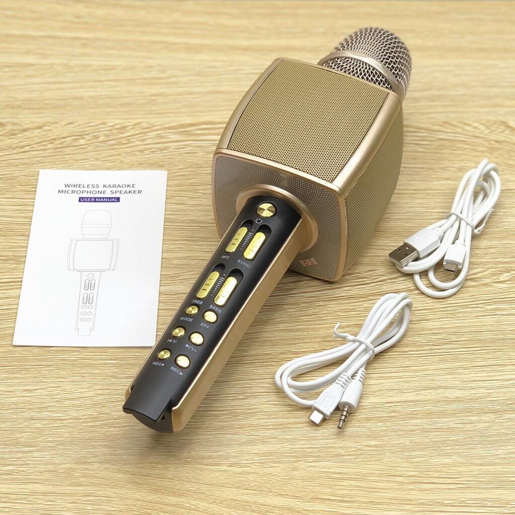 Micro Karaoke Bluetooth YS92 hát karaoke sân khấu, karaoke gia đình, chất lượng thu giọng tốt