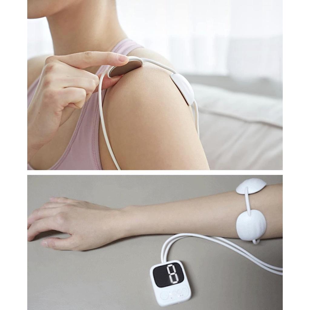 Máy Massage Nhiệt, Máy Mát Xa Toàn Thân, Máy Xung Điện, Giúp Giảm Căng Cơ, Giảm Đau Hiệu Quả, Nhập Hàn, BH 12 Tháng