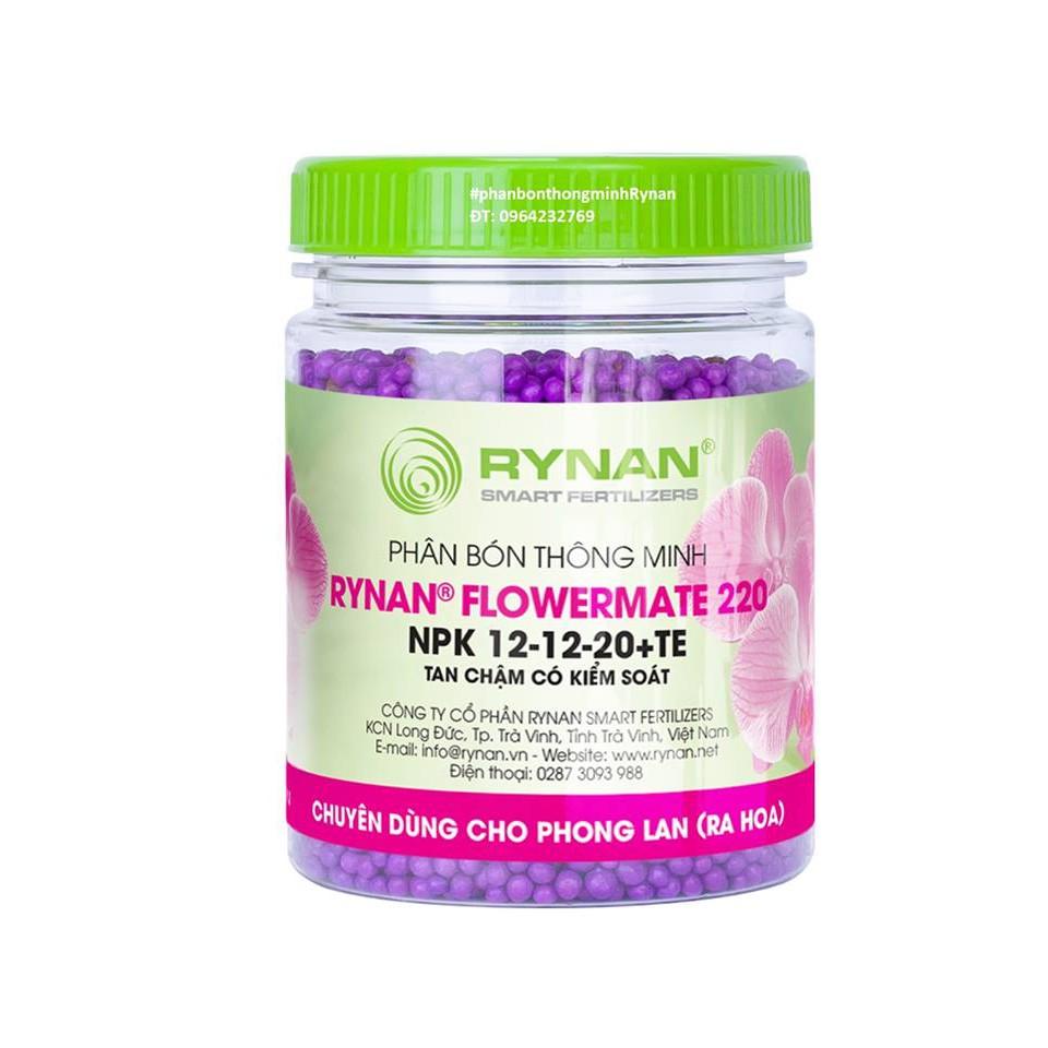 Phân tan chậm thông minh Rynan Flowermate 220 NPK 12-12-20 150g
