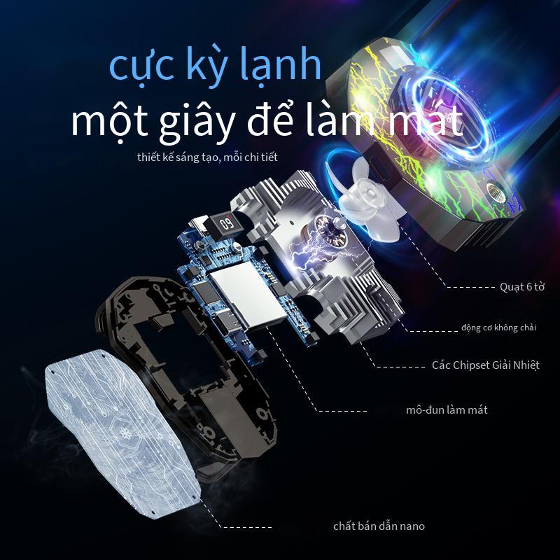 Đảm bảo chất lượng bộ tản nhiệt điện thoại di động bán dẫn đầy màu sắc mới K10 điện lạnh di động tản nhiệt nhanh với màn hình điện thoại di động đa năng