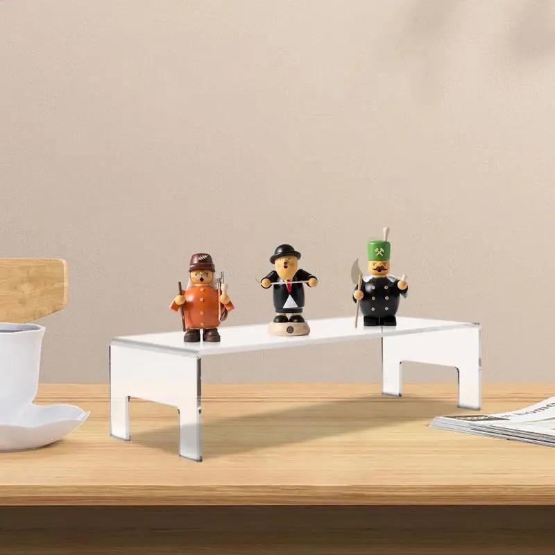Kệ Acrylic trưng bày sản phẩm, Acrylic Trong Suốt để Trang Sức, Đỡ Đạo Cụ Đồ Trang Trí Búp Bê, Các Cửa Hàng Bán Lẻ - 17x8x7cm ( DxRxC )