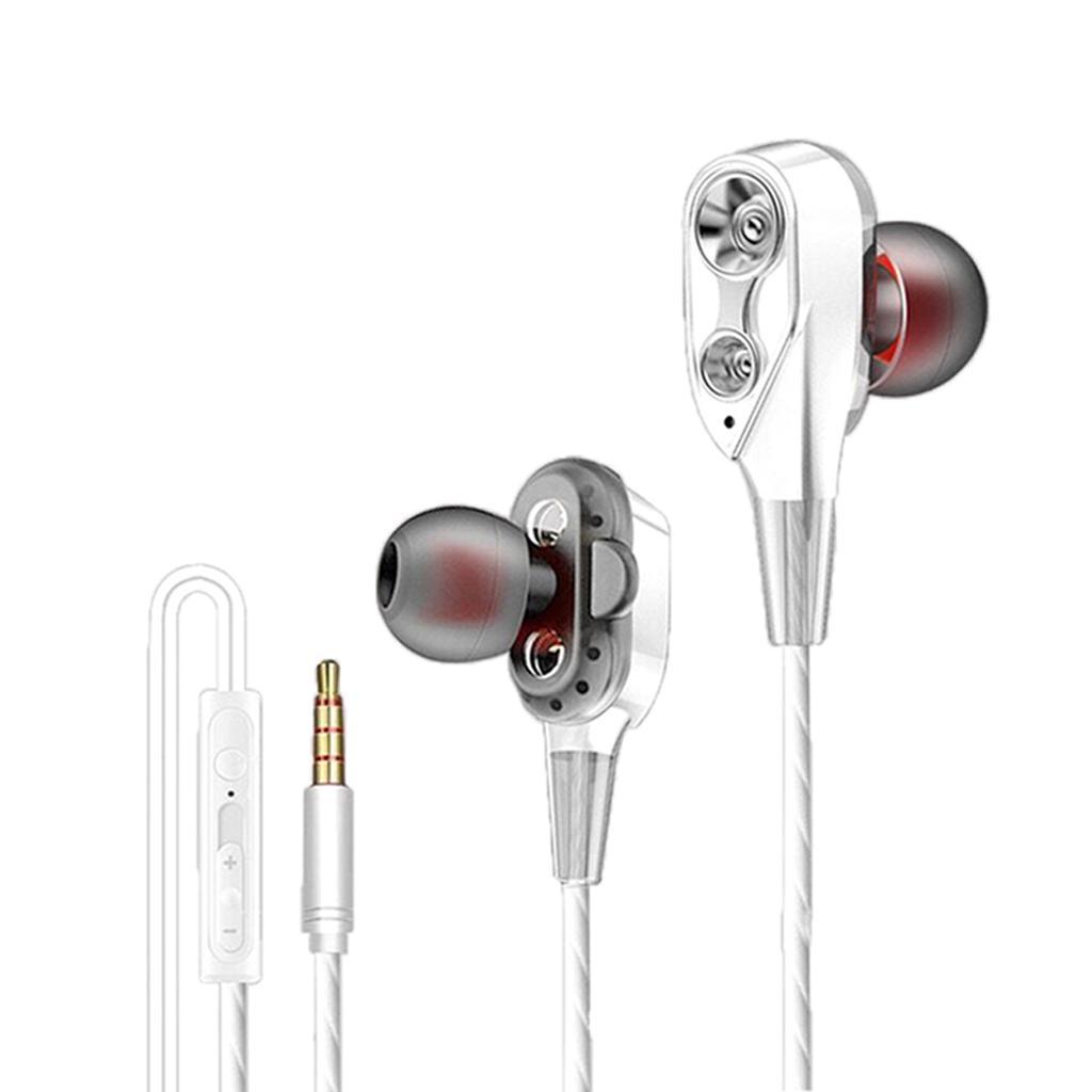 EarPhone In Ear Stereo Headset Headphone  Universal 3.5mm White