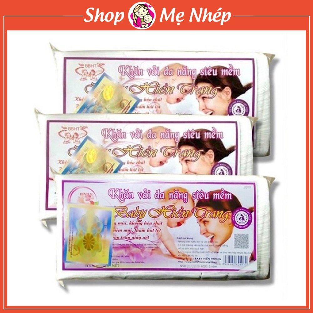 Khăn vải khô đa năng baby Hiền Trang - Khăn vải, giấy khô vệ sinh cho bé