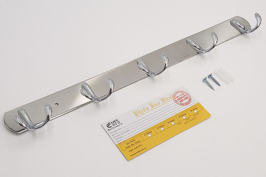 Móc treo áo 5 chấu Inox Eurolife EL-M1